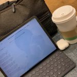 カフェでのiPad Proでのブログイメージ