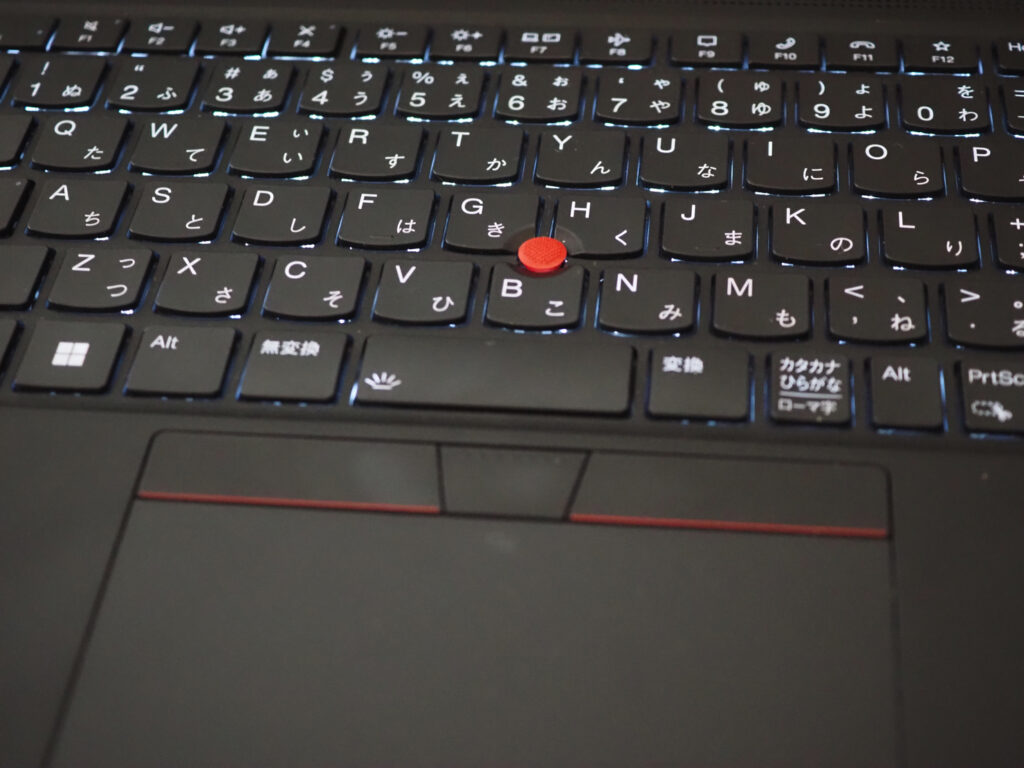 ThinkPad T14s の TrackPoint部