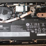 ThinkPad X1 nano Gen1の背面を開けたところ